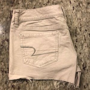 American Eagle Stretch grey cord shorts